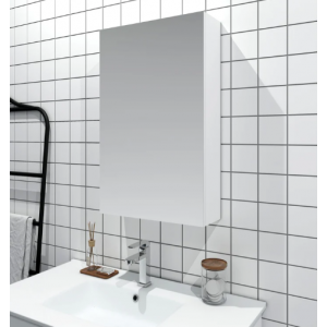 PVC 450 Gloss White Shaving Cabinet